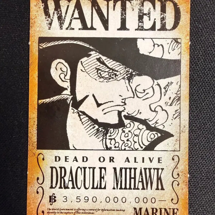 [BUNJANG] One Piece Mihawk Limited Edition 2-Card Set (4x6 Inch) / [등급용/최상급] 한정 원피스 [미호크] 미니 카드 2종 세트-02