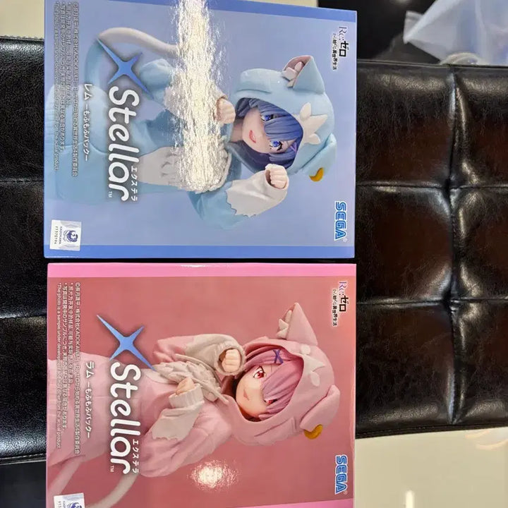 [BUNJANG] Sega Stellar Re:Zero Ram &amp; Rem Hooded Figure Set (Sealed) / 리제로 XStellar 렘 &amp; 람 피규어 모후모후 스텔라 일괄