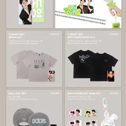 [BUNJANG] NCT 127 Doyoung Doors MD T-Shirt Set M / 엔시티 127 도영 Doors 도어스 MD 엠디 티셔츠 세트 포카 양도