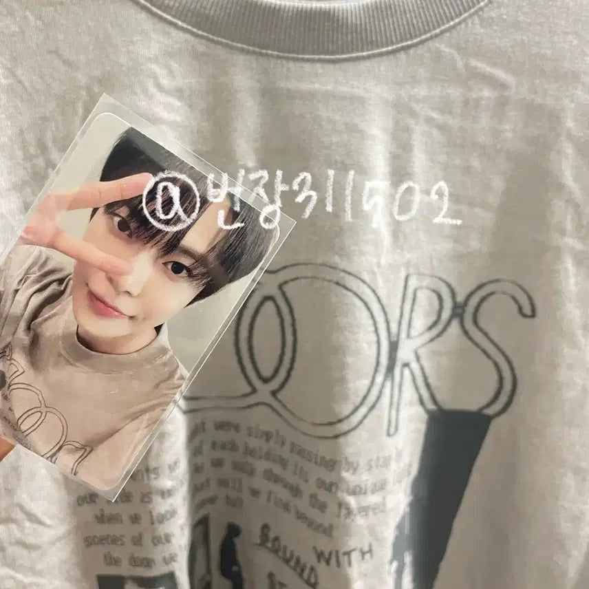 [BUNJANG] NCT 127 Doyoung Doors MD T-Shirt Set M / 엔시티 127 도영 Doors 도어스 MD 엠디 티셔츠 세트 포카 양도