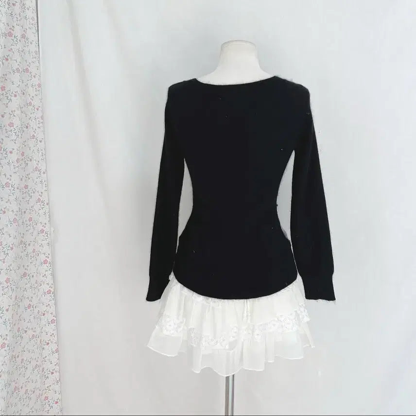 [BUNJANG] Mood Bridge Vintage Argyle Angora V-Neck Sweater / 무드브릿지 빈티지 아가일 앙고라 브이넥 로걀탑 니트 엑시즈팜 세실맥비