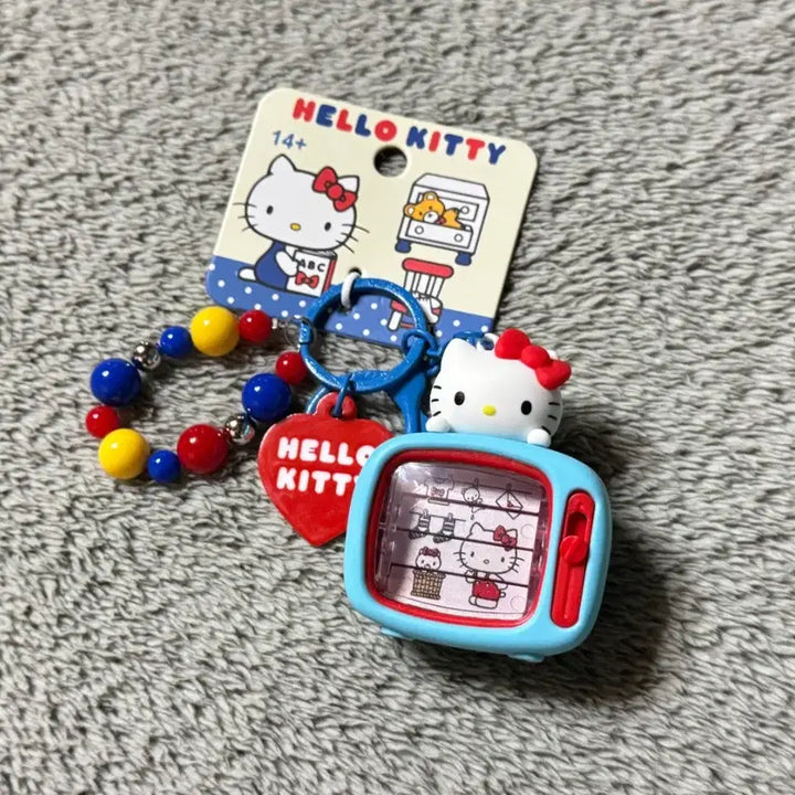 [BUNJANG] Hello Kitty TV Gimmick Strap Keychain Sanrio Gacha Figure / 헬로키티 티비 TV 기믹 스트랩 키링 산리오 가챠 피규어
