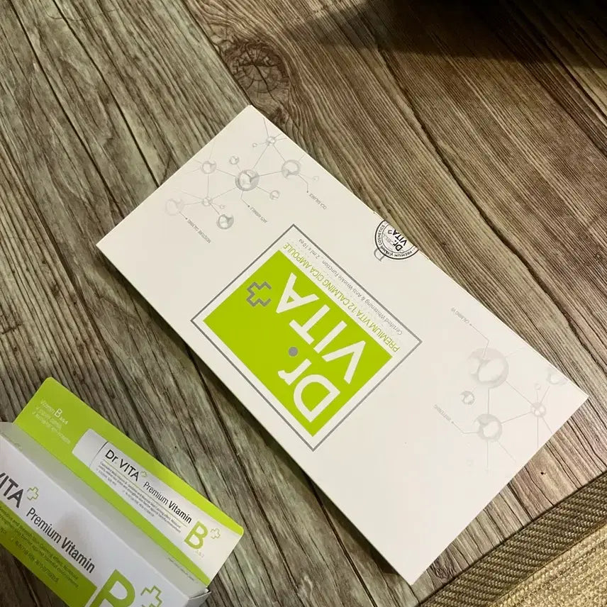 [BUNJANG] Dr. Vita12 Calming Cica Ampoule &amp; Dr. Vita Premium Vitamin Cream Set / 닥터비타12카밍 시카앰플&amp; 닥터비타 크림