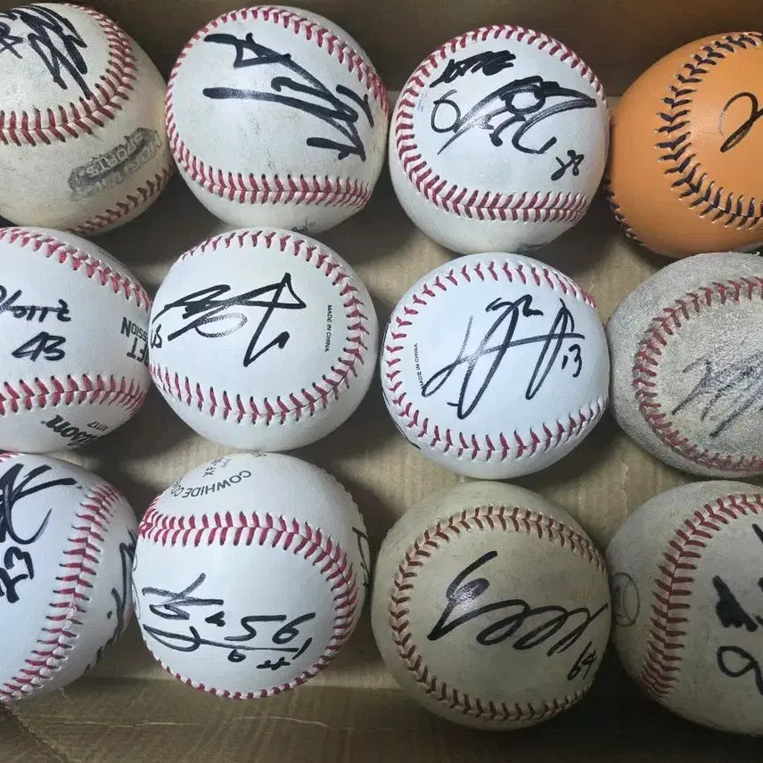[BUNJANG] Collection of Signed Baseball Balls / 야구 싸인볼 정리2
