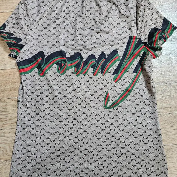 [BUNJANG] Gucci GG Pattern Short Sleeve T-Shirt Beige / GG 패턴 반팔 티셔츠 베이지 66