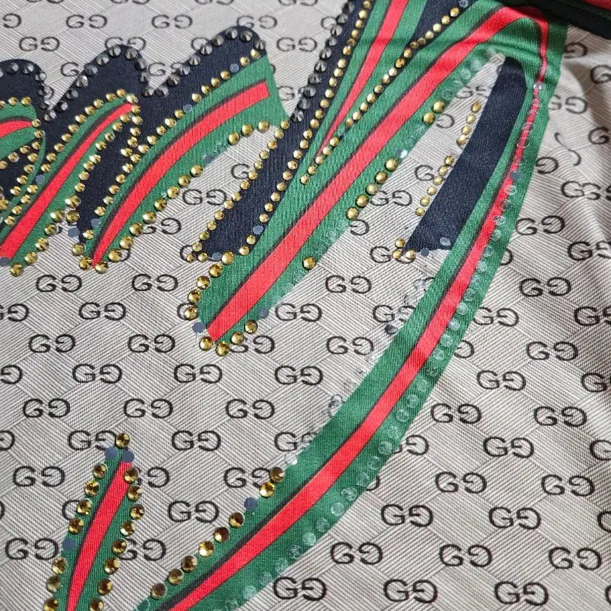 [BUNJANG] Gucci GG Pattern Short Sleeve T-Shirt Beige / GG 패턴 반팔 티셔츠 베이지 66