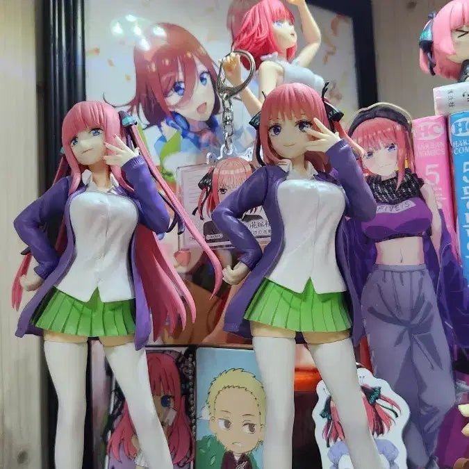 [BUNJANG] The Quintessential Quintuplets Nino Nakano Pop Up Parade Figure 2 Types Set / 특가)) 5등분의 신부 나카노 니노 팝업 퍼레이드 2종 피규어