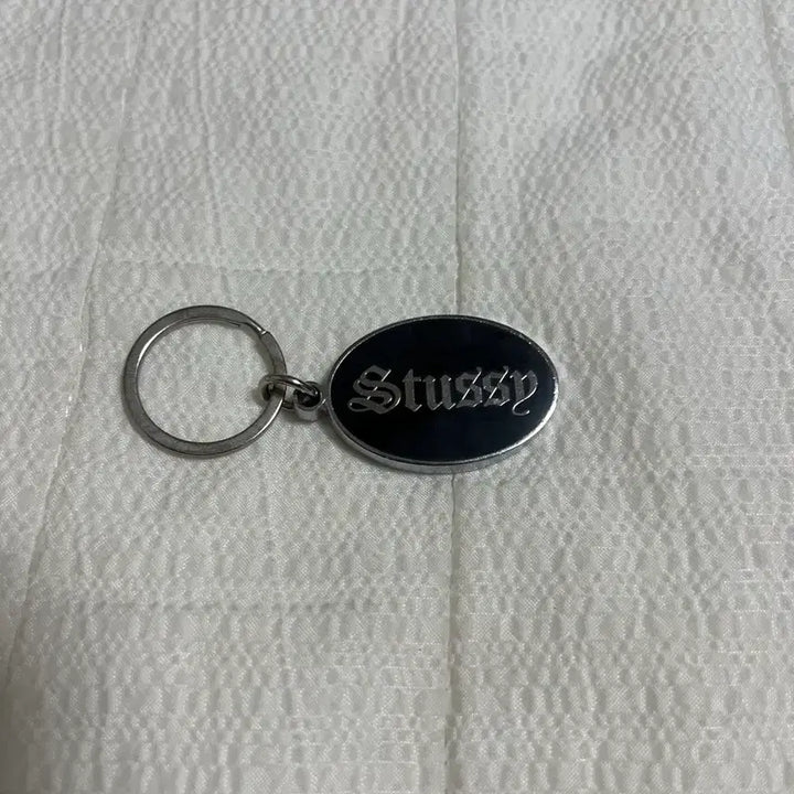 [BUNJANG] Stussy O.E. Badge Keychain Black / 스투시 O.E 배지 키링