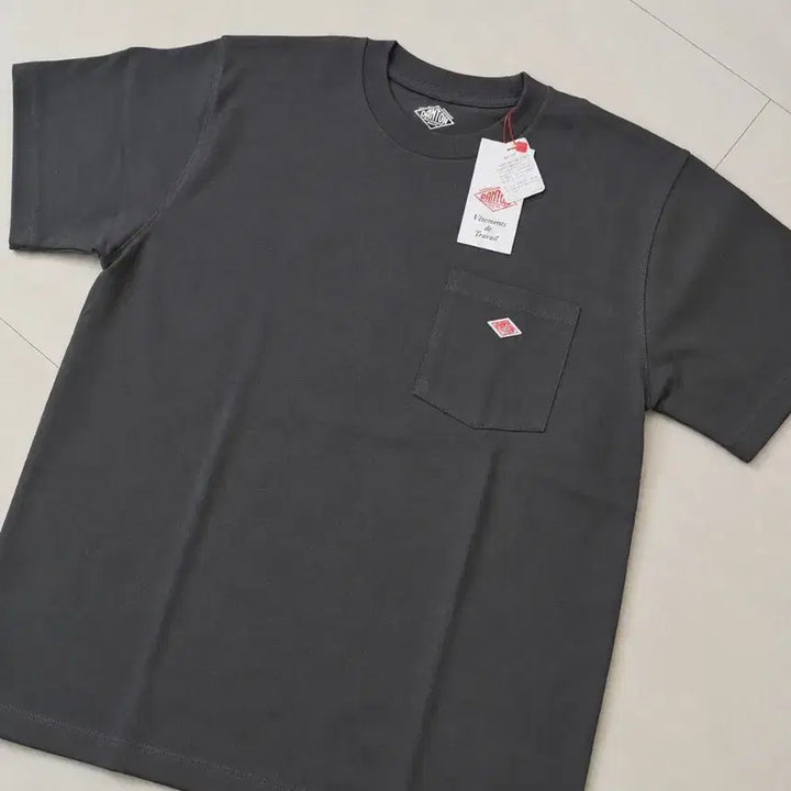 [BUNJANG] DANTON Charcoal Pocket T-Shirt Size S / [새상품] 단톤 반팔 S사이즈 차콜