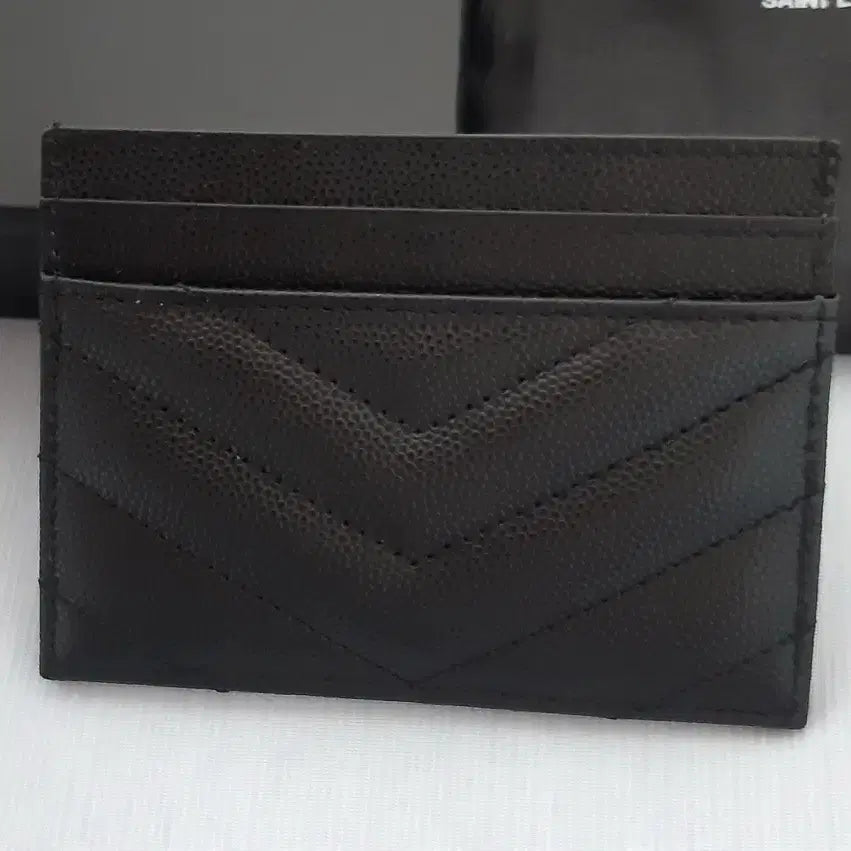 [BUNJANG] Yves Saint Laurent Cardholder Gold Tone Hardware New / 입생로랑 카드지갑 금장 (정품/새제품)