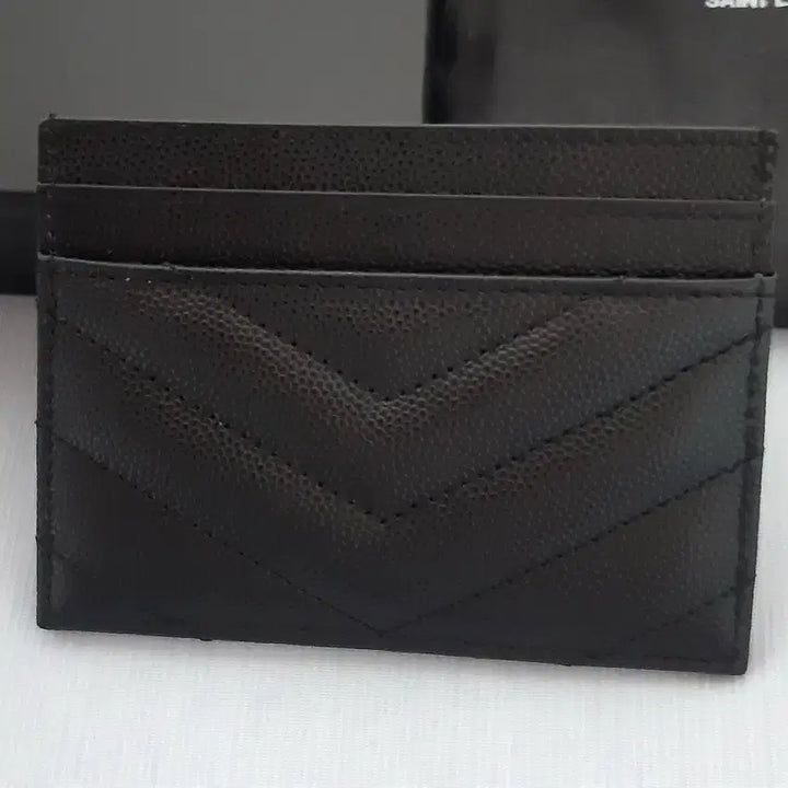 [BUNJANG] Yves Saint Laurent Cardholder Gold Tone Hardware New / 입생로랑 카드지갑 금장 (정품/새제품)