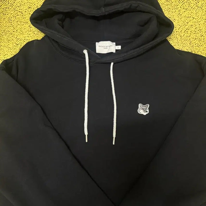 [BUNJANG] Maison Kitsuné Black Fox Head Patch Hoodie XL / 메종키츠네 블랙 폭스헤드 패치 후드티 XL