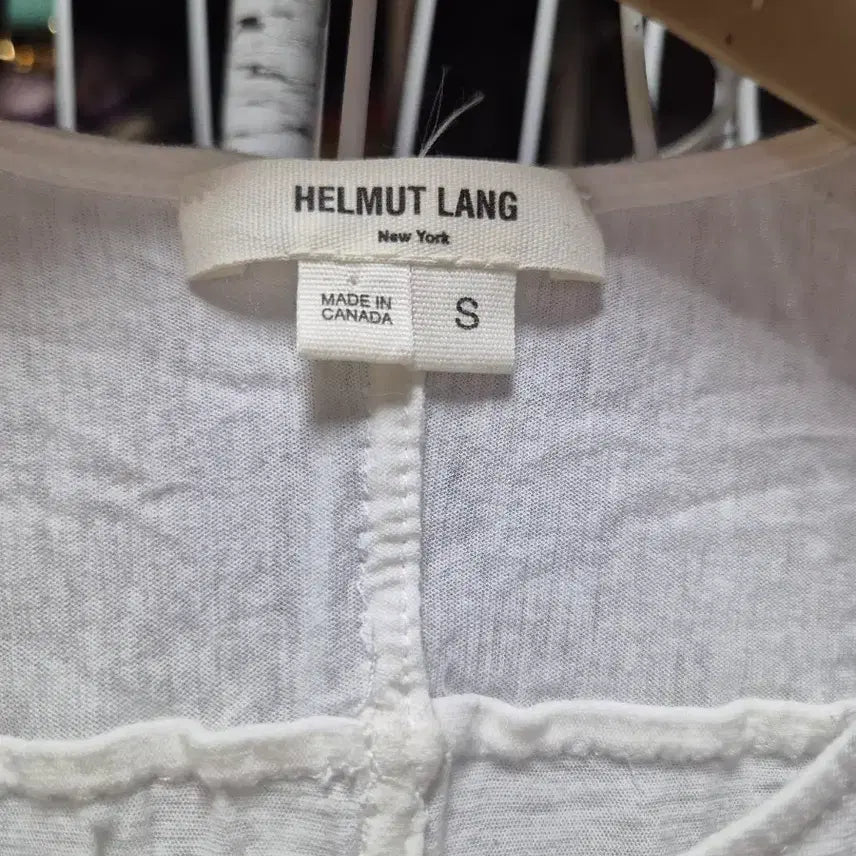 [BUNJANG] Helmut Lang Sleeveless White Top / 헬무트랭 민소매 흰색