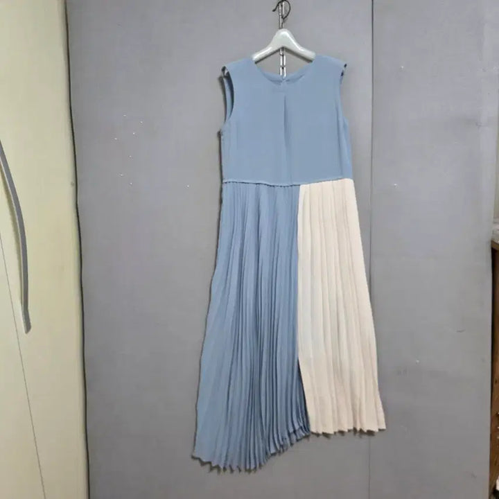 [BUNJANG] Elegant Flowy Machine Pleated Dress / 고급스런 살랑 기계주름 원피스 55  n6259