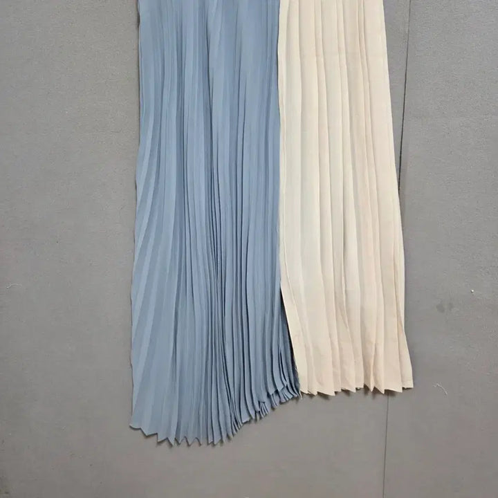 [BUNJANG] Elegant Flowy Machine Pleated Dress / 고급스런 살랑 기계주름 원피스 55  n6259