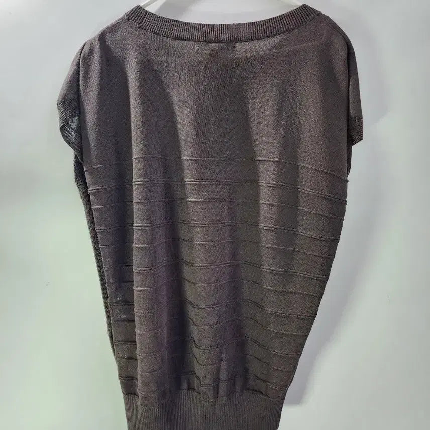 [BUNJANG] Cacharel Sleeveless Knit Brown Striped / (66) 까쉐렐 나시니트 1.5
