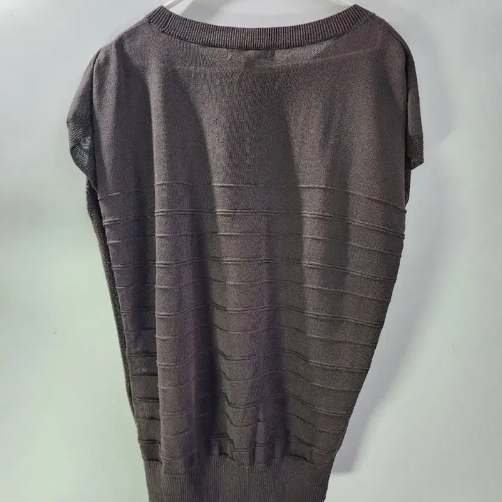 [BUNJANG] Cacharel Sleeveless Knit Brown Striped / (66) 까쉐렐 나시니트 1.5