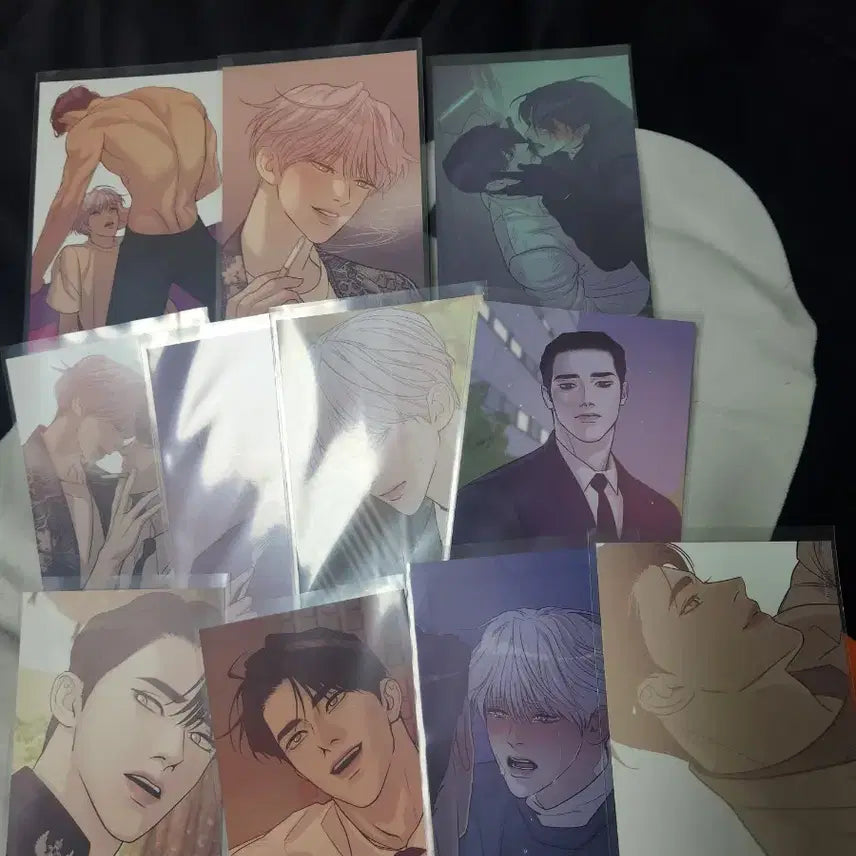 [BUNJANG] Jo Gae Sonyeon Kang Du-sik Jin Ju-ha MOPHON Collab Postcard 11-Set / 조개소년 강두식 진주하 모펀 콜카 특전 엽서 11종 일괄