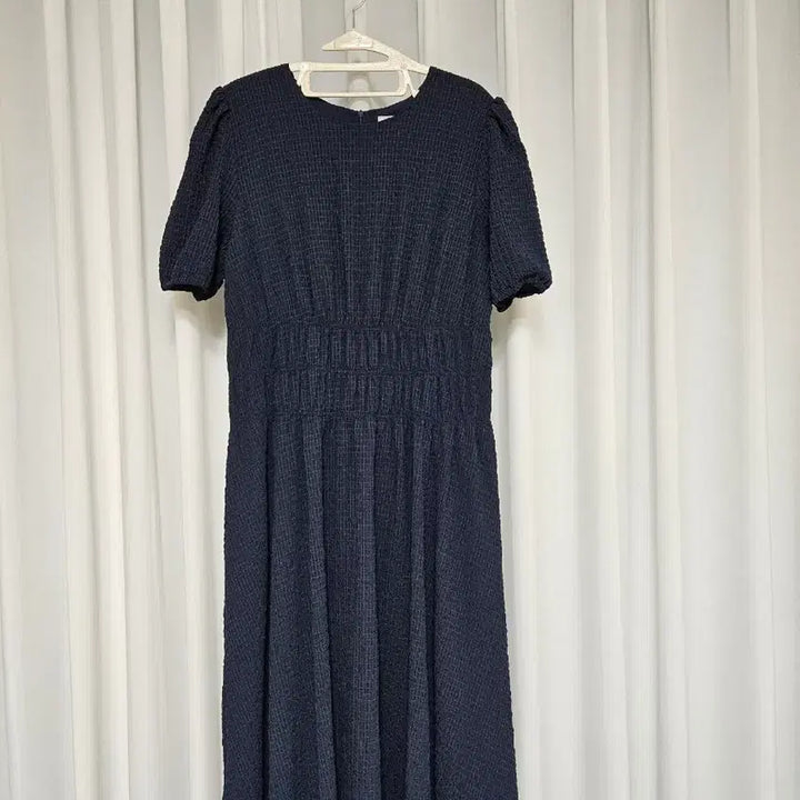 [BUNJANG] Seersucker Long Dress / 시어서커 롱원피스
