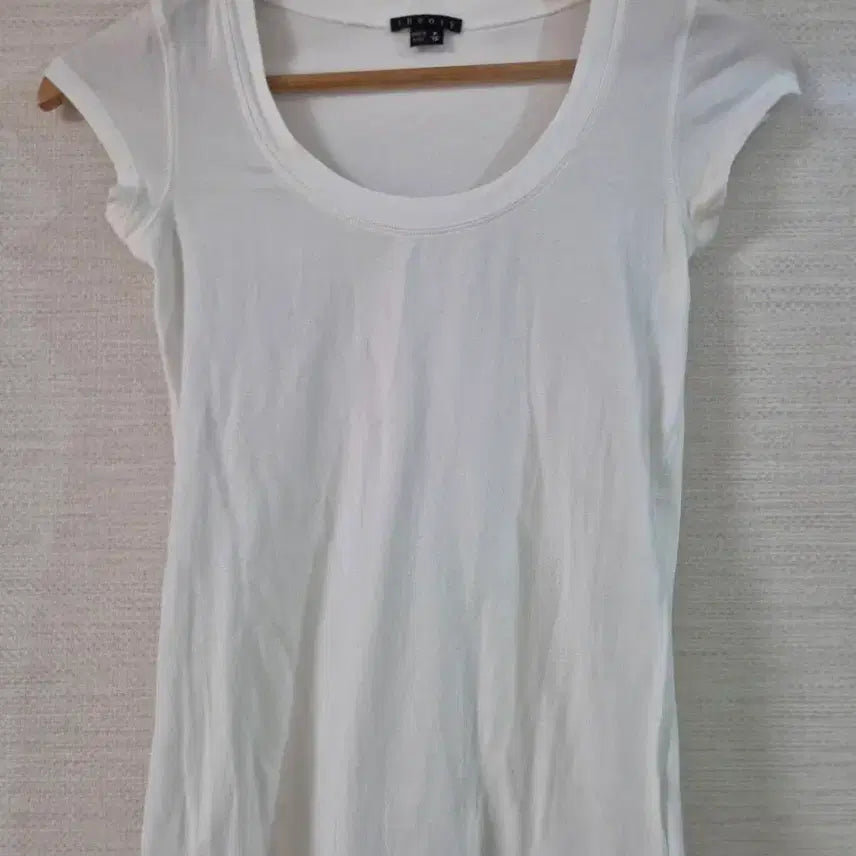 [BUNJANG] Theory White Short Sleeve T-Shirt / 띠어리 화이트 반팔 티셔츠