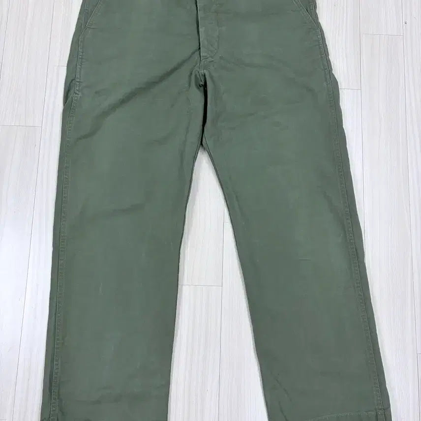 [BUNJANG] Bronson USMC Officer Pants Olive Size 34 / 브론슨 USMC 오피서 팬츠 올리브 34사이즈, 치노팬츠