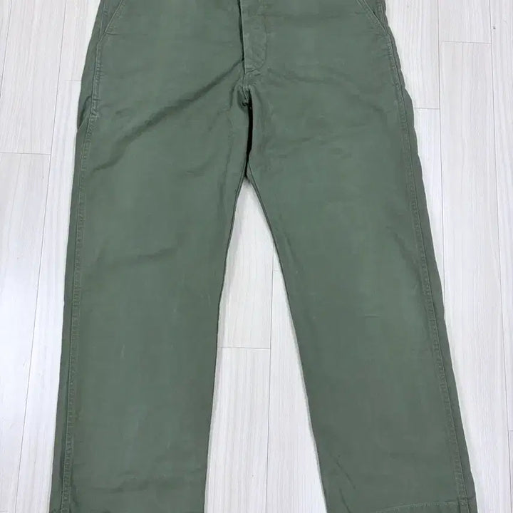[BUNJANG] Bronson USMC Officer Pants Olive Size 34 / 브론슨 USMC 오피서 팬츠 올리브 34사이즈, 치노팬츠