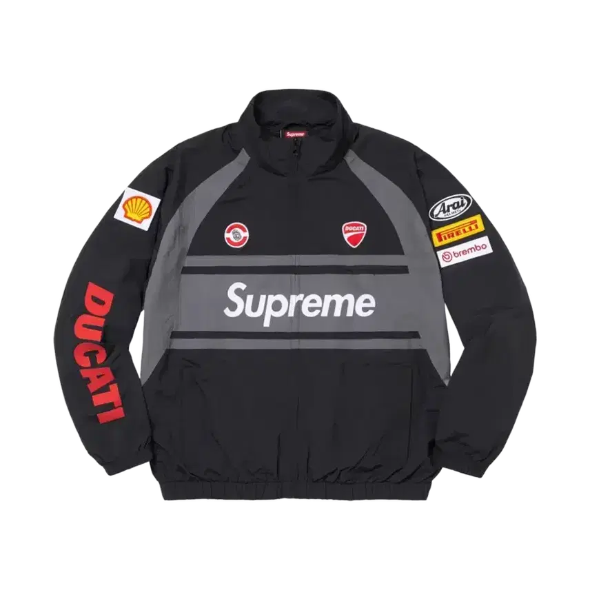 [BUNJANG] Supreme x Ducati Track Jacket Black / 슈프림 x 두카티 트랙 자켓 블랙