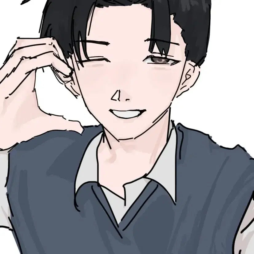 [BUNJANG] Sample Rate Selfie Type Illustration Commission / 샘플가) 셀카타입 그림 ld 커미션