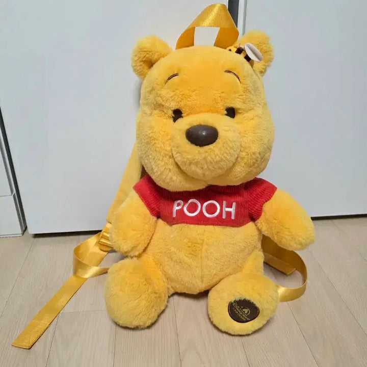 [BUNJANG] Disney Shanghai Winnie the Pooh Backpack / Disney Shanghai pooh 상하이 디즈니 푸우 백팩
