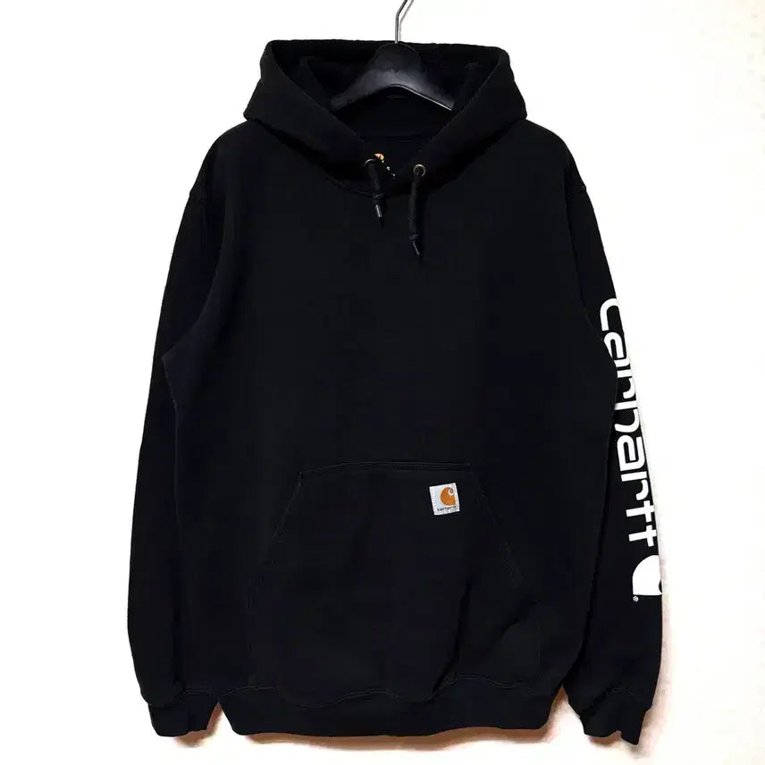 [BUNJANG] Carhartt Black Oversized Hoodie - Size S / [S,90]칼하트 후드티 블랙 오버핏 carhartt