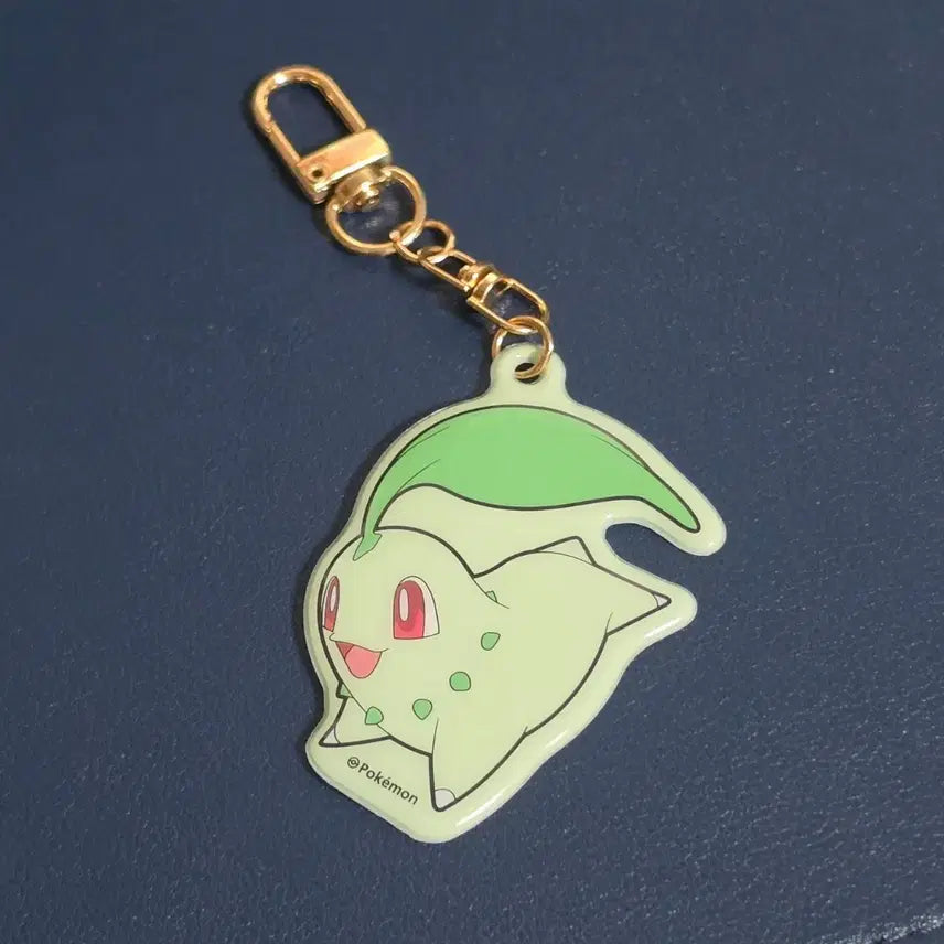 [BUNJANG] Pokemon Chikorita Squishy Keyring / 포켓몬스터 치코리타 말랑 키링