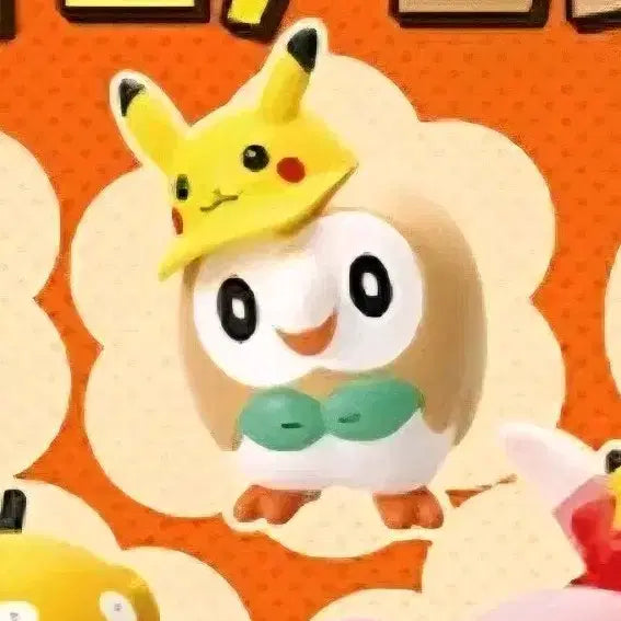 [BUNJANG] Pokemon Center Fan of Pikachu Eevee Daisuki Club Rowlet Gacha / 새상품)포켓몬 센터 팬 오브 피카츄 이브이 다이스키 클럽 나몰빼미 가챠