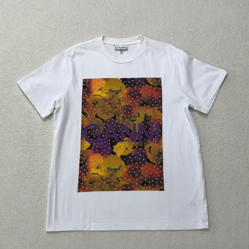 [BUNJANG] Ganni Printed T-Shirt Size S / GANNI 가니 프린팅 티셔츠 S 사이즈