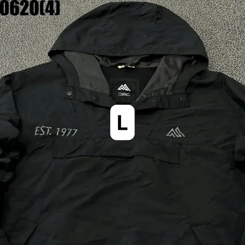 [BUNJANG] Gregory Black Anorak Windbreaker (Vintage) / [L] 그레고리 | 블랙 아노락 바람막이 (빈티지 0620)