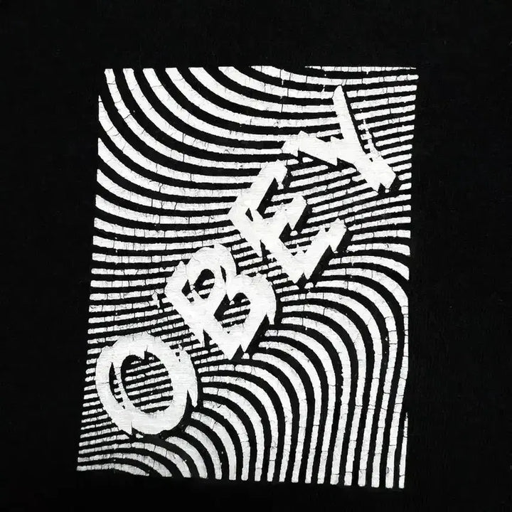 [BUNJANG] Obey Graphic T-Shirt Black (S) / [S,90] 오베이 obey 그래픽 반팔티 블랙