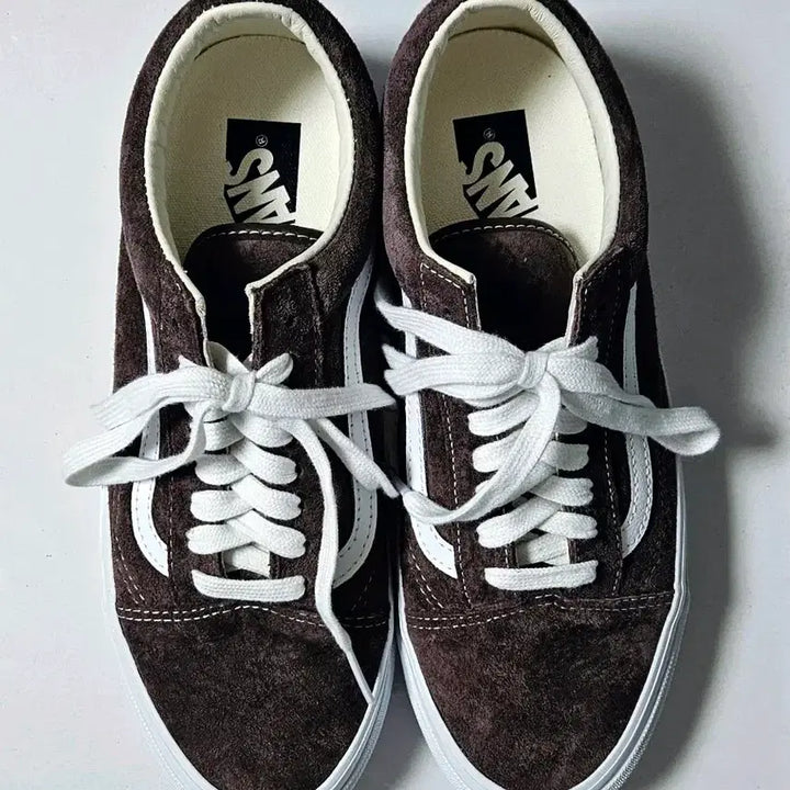 [BUNJANG] Vans Premium Old Skool Pig Suede Brown / 반스 프리미엄 올드스쿨 피그 스웨이드 브라운 260 새상품