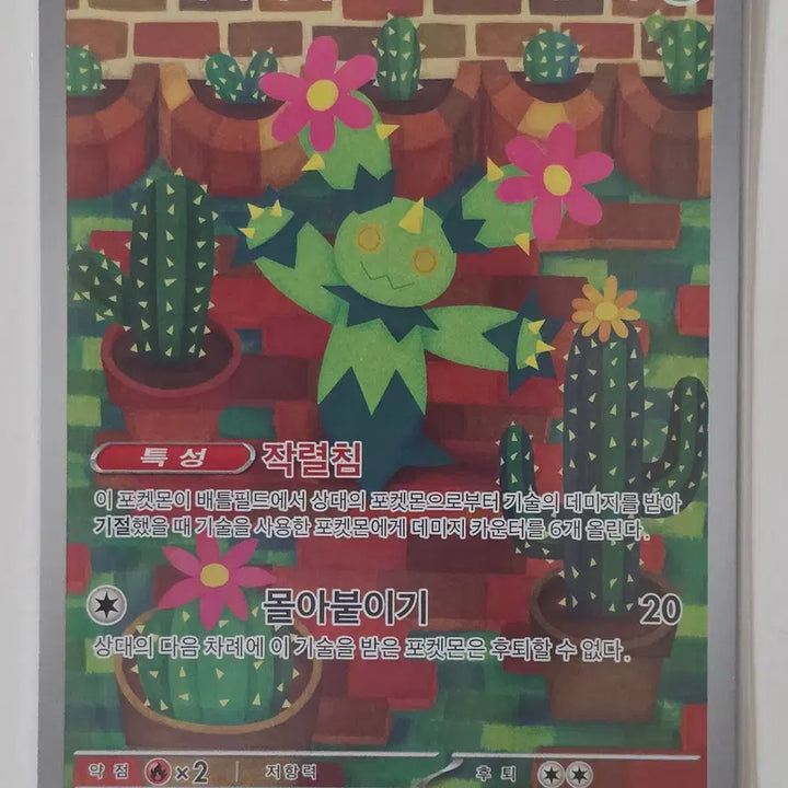 [BUNJANG] Pokemon Card Marakachi AR 101/100 / 포켓몬 카드 마라카치 ar 101/100