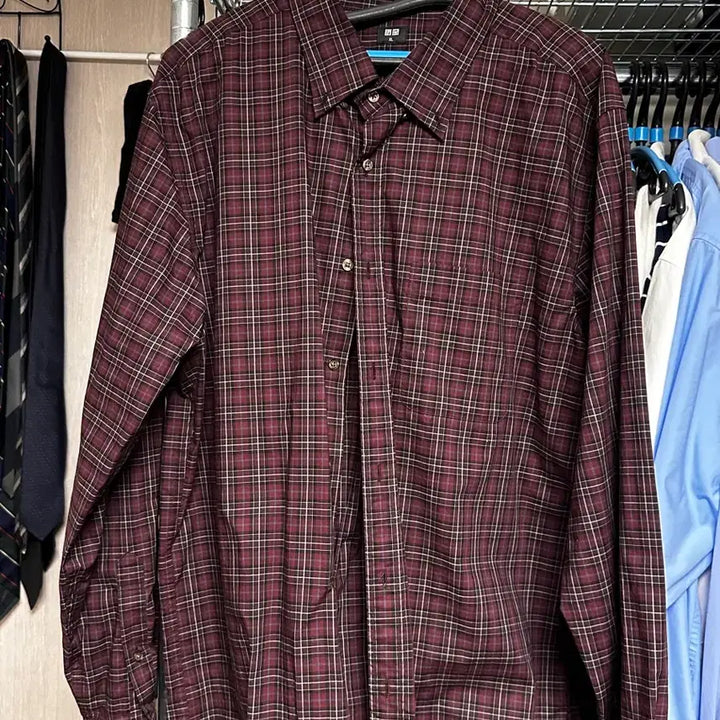 [BUNJANG] Uniqlo Checkered Shirt XL / 유니클로 체크셔츠 xl