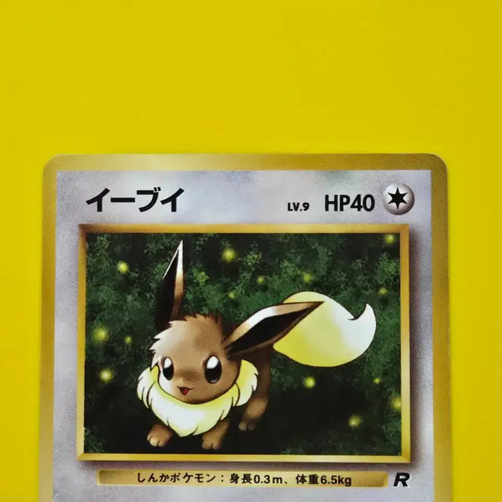 [BUNJANG] Pokemon Card Eevee Rocket Japanese Edition 1997 / 포켓몬카드 1997 로켓단의 이브이 초기카드 일본판