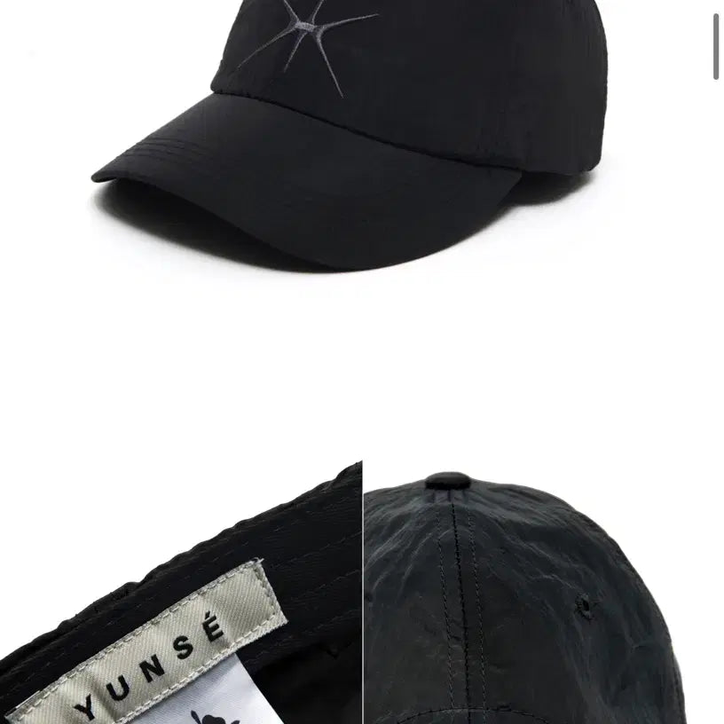 [BUNJANG] Yoonse Hatch Nylon Cap (Black) / 윤세 해치 나일론 캡 (블랙)
