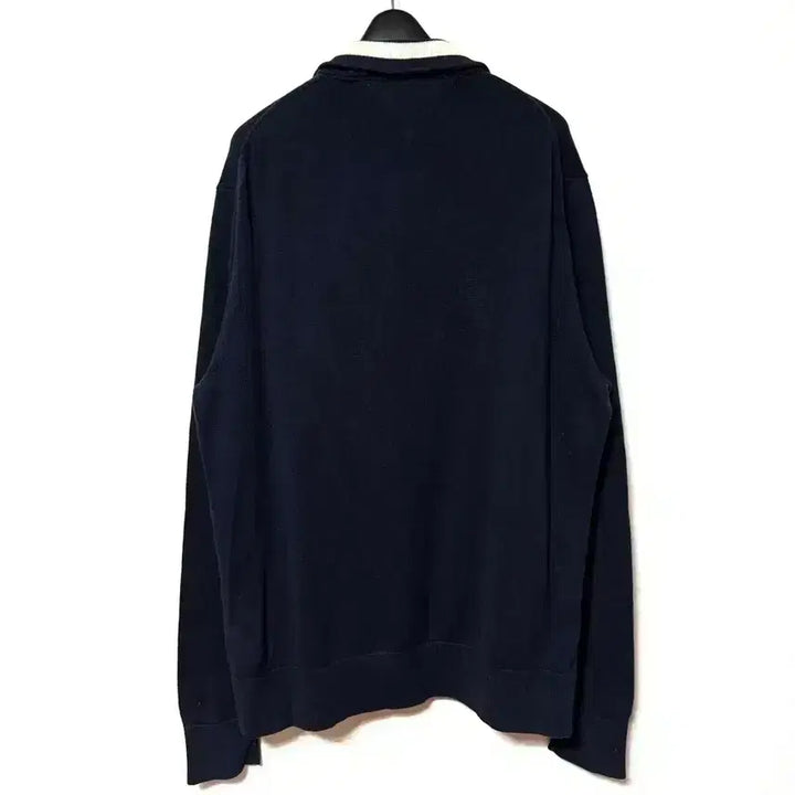 [BUNJANG] Tommy Hilfiger Half-Button Knit Sweater / [L,100]타미힐피거 하프버튼 니트 반단추 곤색