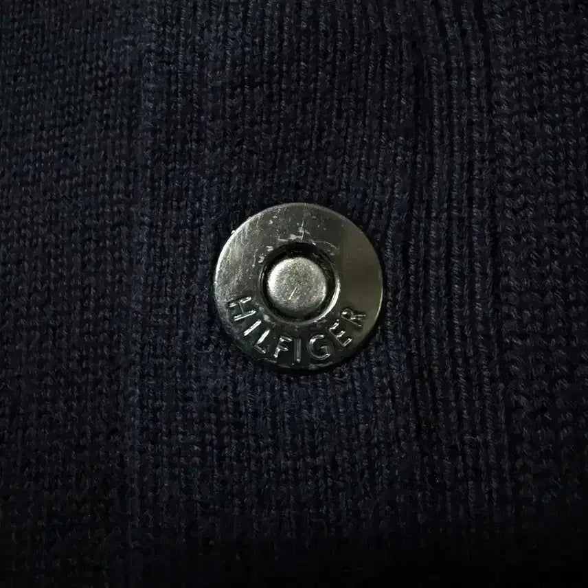 [BUNJANG] Tommy Hilfiger Half-Button Knit Sweater / [L,100]타미힐피거 하프버튼 니트 반단추 곤색