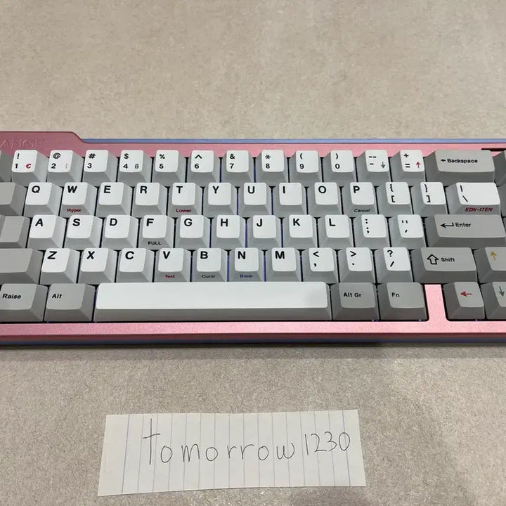 [BUNJANG] Canoe Gen 1 Custom Keyboard Build (Unused) / Canoe Gen 1 커스텀 키보드 빌드후 미사용