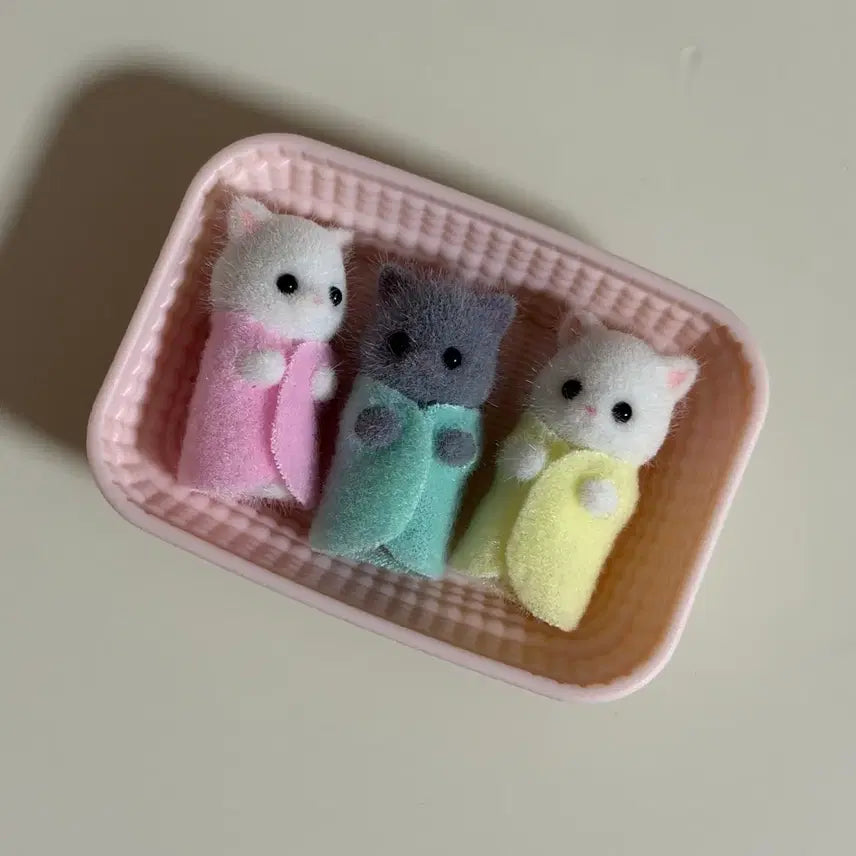 [BUNJANG] Sylvanian Families Persian Triplets / 실바니안 패밀리 페르시안 고양이 세쌍둥이