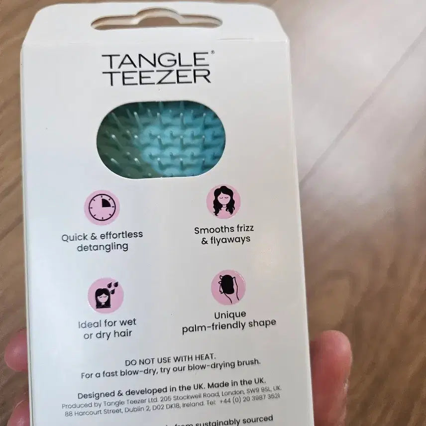 [BUNJANG] Tangle Teezer Detangling Mini Hairbrush Mint / 탱글티저 디탱글링 미니 헤어브러쉬 민트 (새상품)
