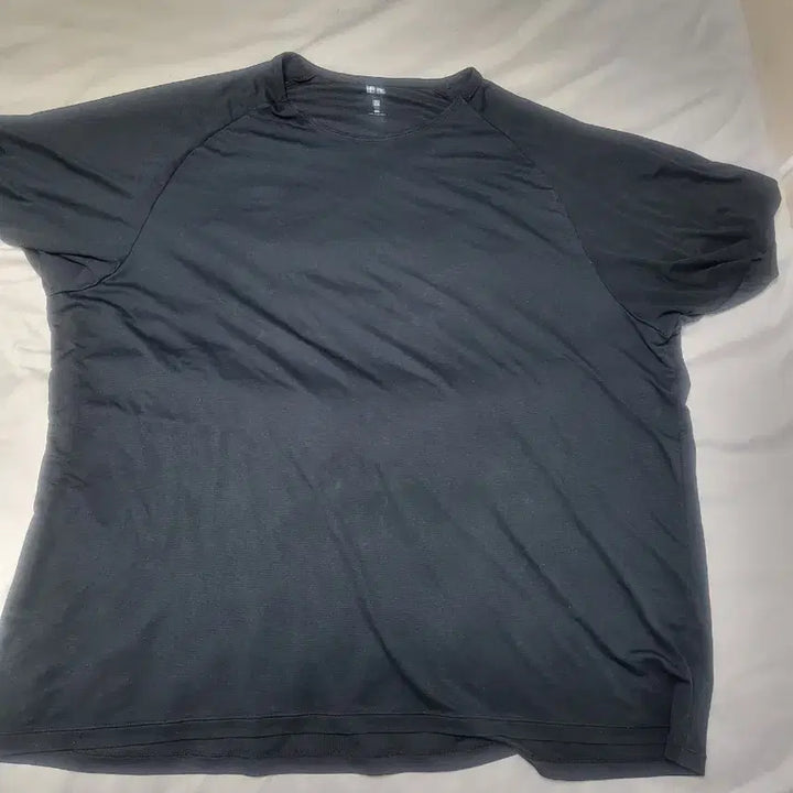 [BUNJANG] Uniqlo AIRism Mesh Crew Neck T-Shirt Black 4XL / AIRism메쉬크루넥T 블랙 4XL