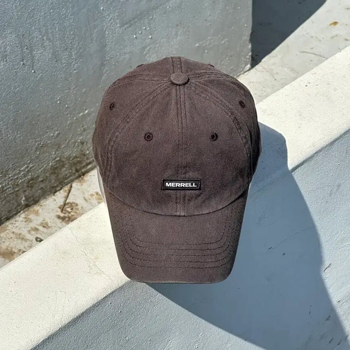 [BUNJANG] Merrell Washed Charcoal Grey Ball Cap / [F] 머렐 차콜그레이 워싱 볼캡 모자