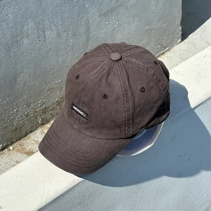 [BUNJANG] Merrell Washed Charcoal Grey Ball Cap / [F] 머렐 차콜그레이 워싱 볼캡 모자