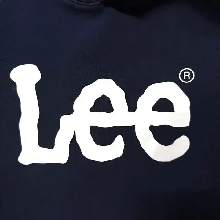[BUNJANG] Lee Big Logo Hoodie Navy Oversized Fit / [S,90]Lee 빅로고 후드티 네이비 오버핏