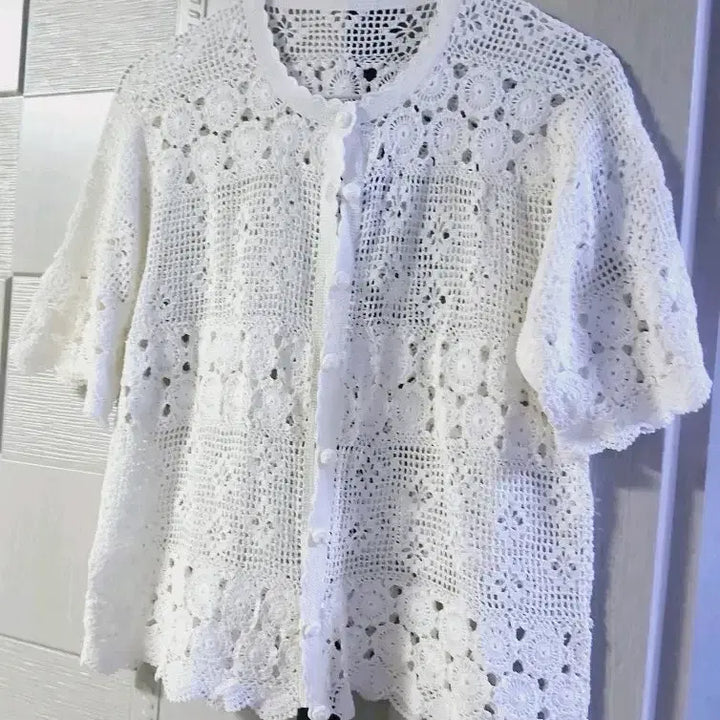 [BUNJANG] Hand-Knitted Cardigan / 손뜨개 가디건